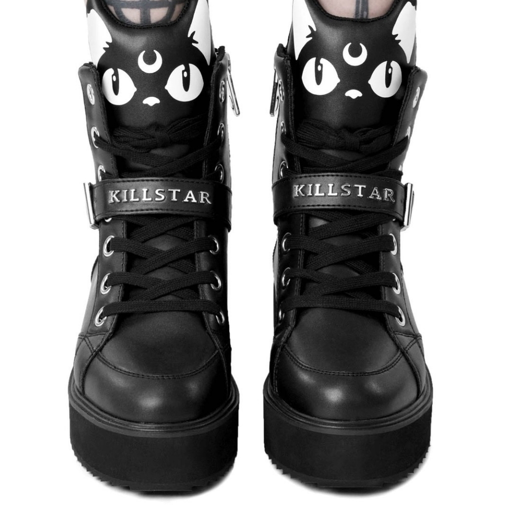Killstar Keiko Kitty Trainers